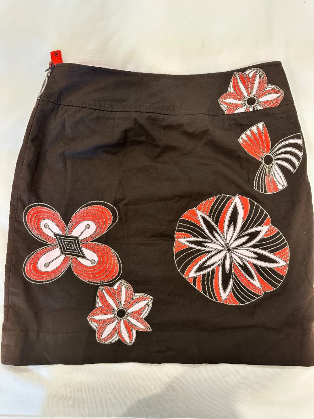 Etcetera Lined Skirt Side-Zip